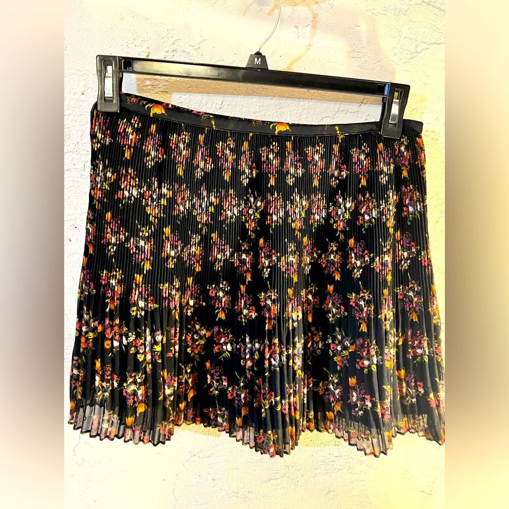 MADEWELL adorable pleated mini w/ lining size 2, stunning fall colors, perfect